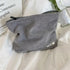 Corduroy Portable Cosmetic Bags Women Zipper Makeup Pouch Retro Simple Wash Cases Large Female Storage Toiletries Organizer